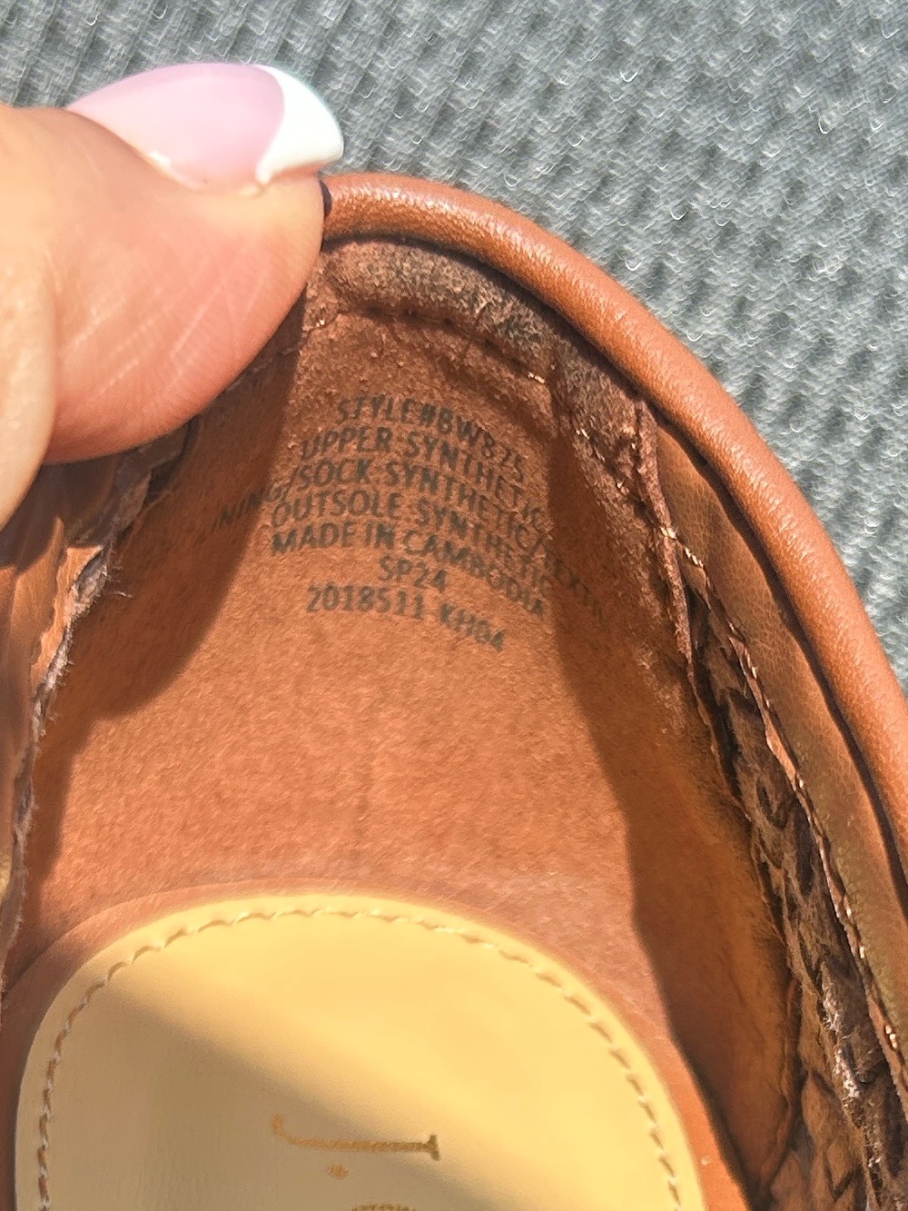 J. Crew Brown Woven synthetic Leather Loafers with Bow - Picture 9 of 9